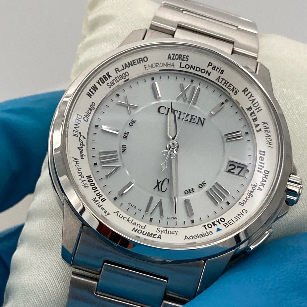 CITIZEN XC Eco-Drive Atomic Time Keeping Men's Watch CB1020-54A. NEW w/o tags.